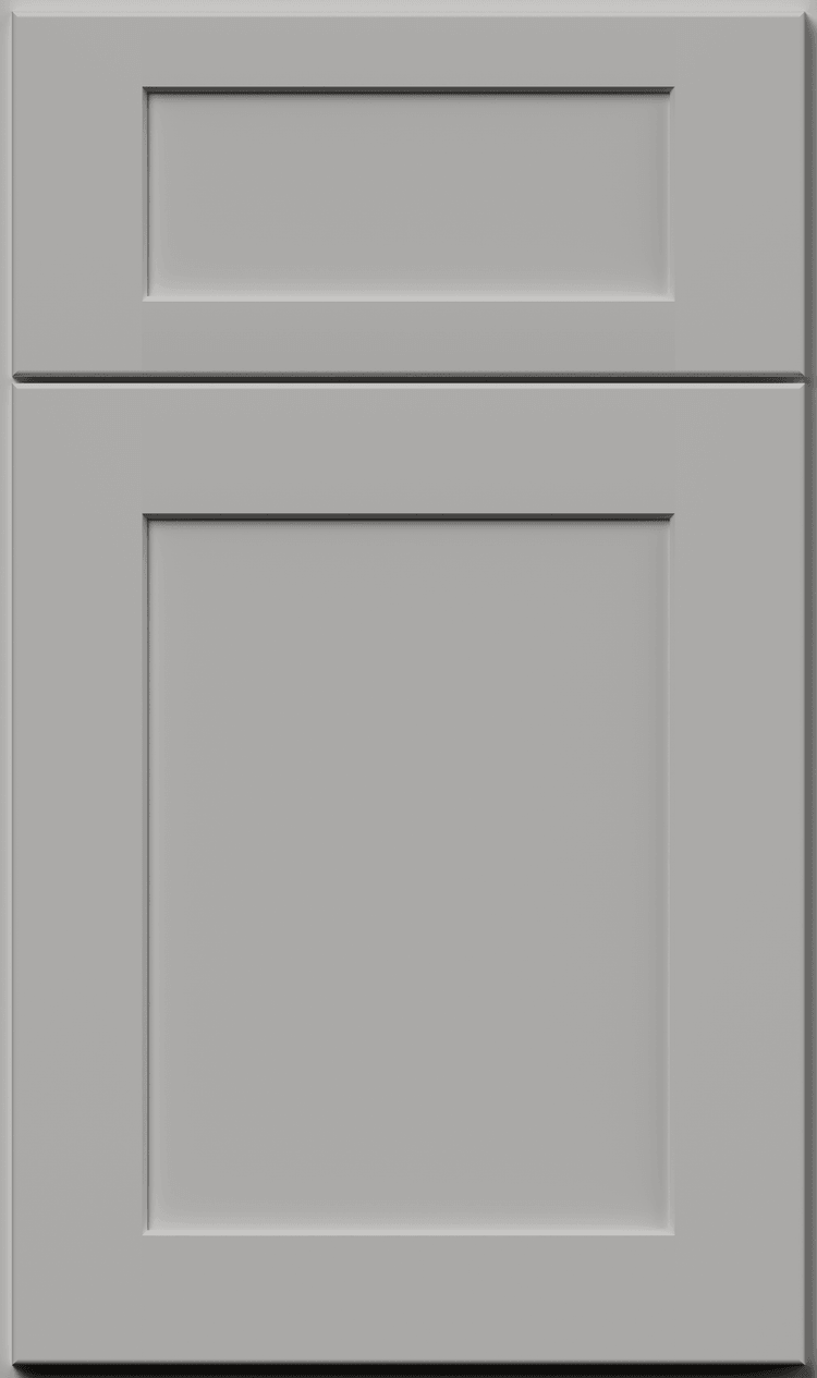 Shaker cabinet door, SKU LK-CAB11002, Grey (Nickel)