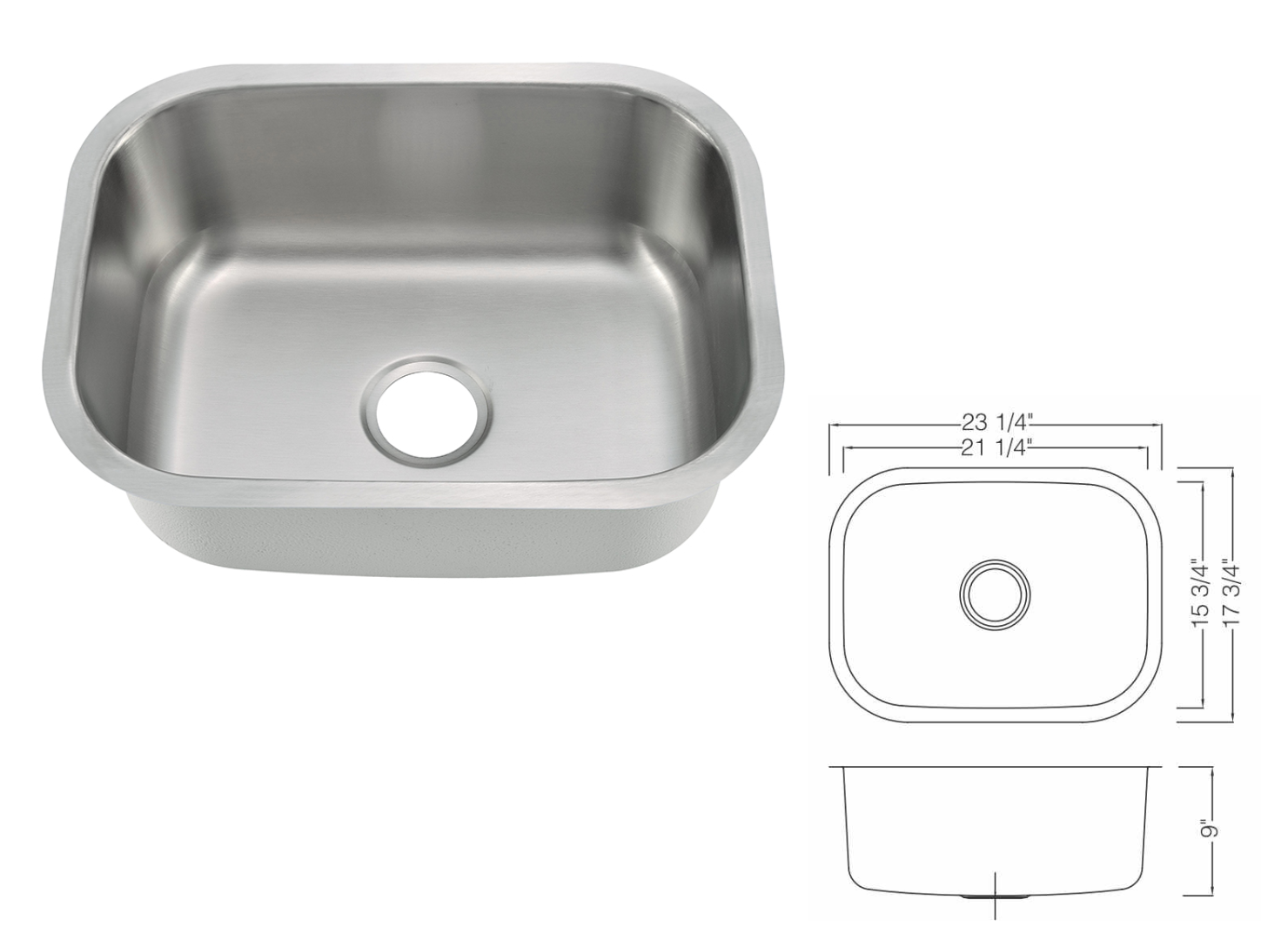 Undermount Stainless Steel
