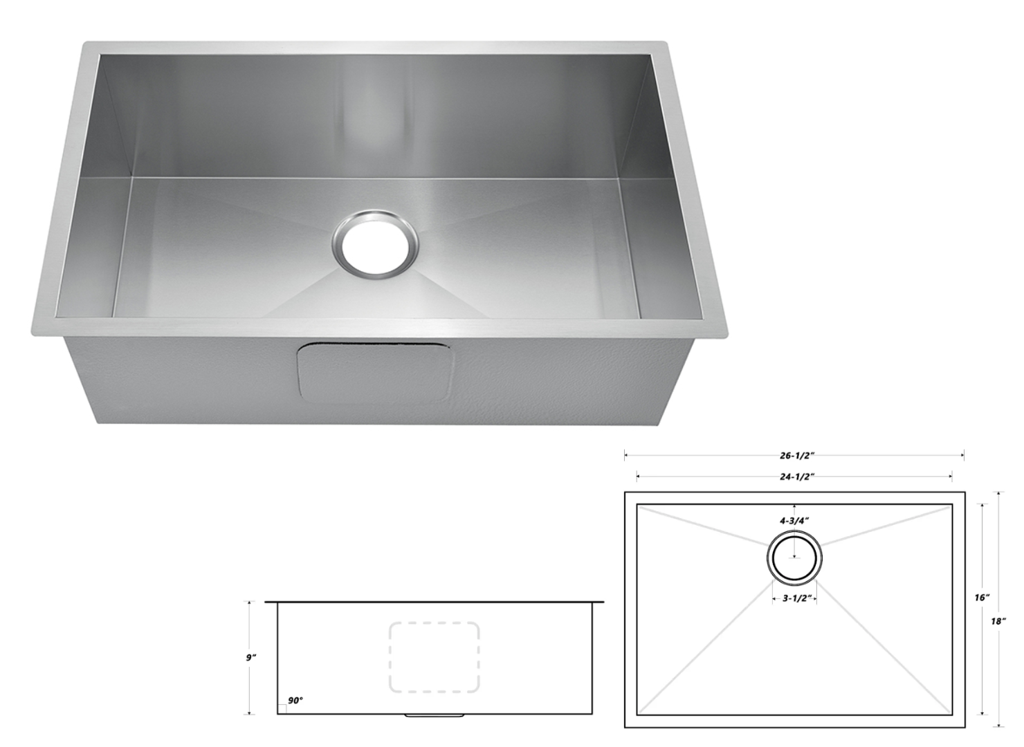 Undermount Stainless Steel