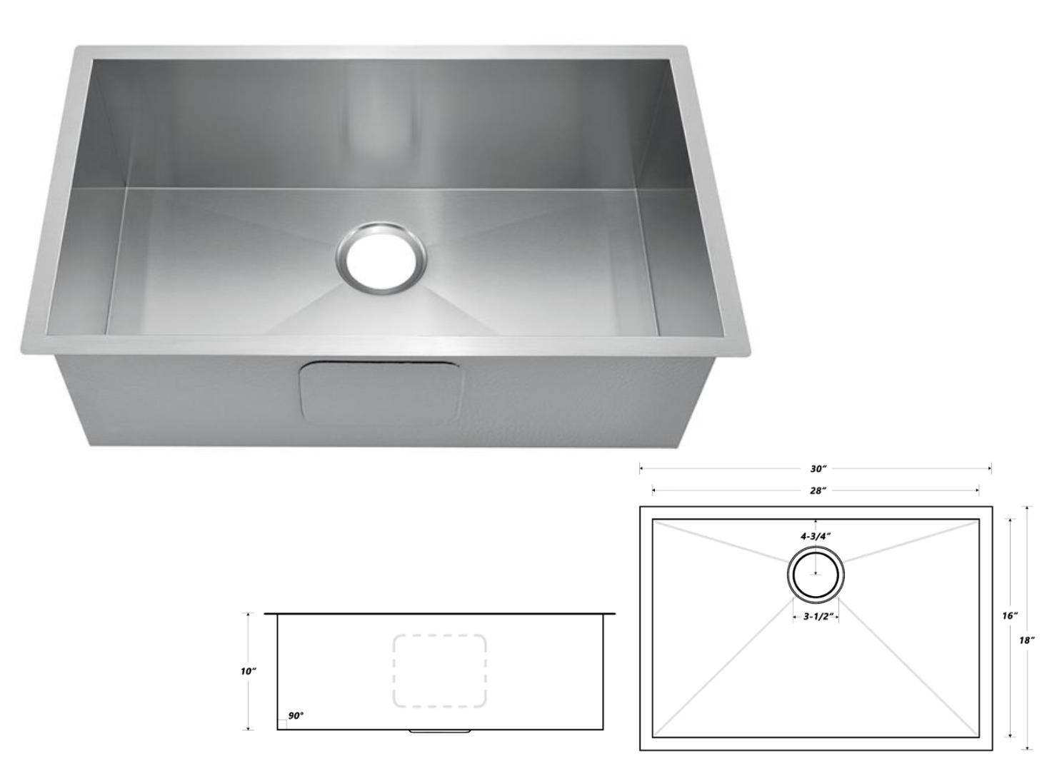 Undermount Stainless Steel